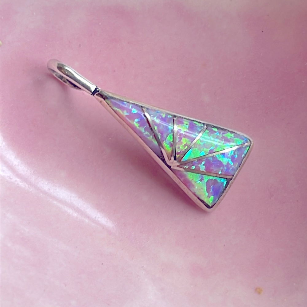 Opal & Sterling Pendant